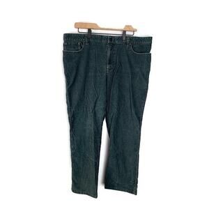 L.L. Bean Mens Standard Fit Black Denim Jeans 40x29 Cotton Blend